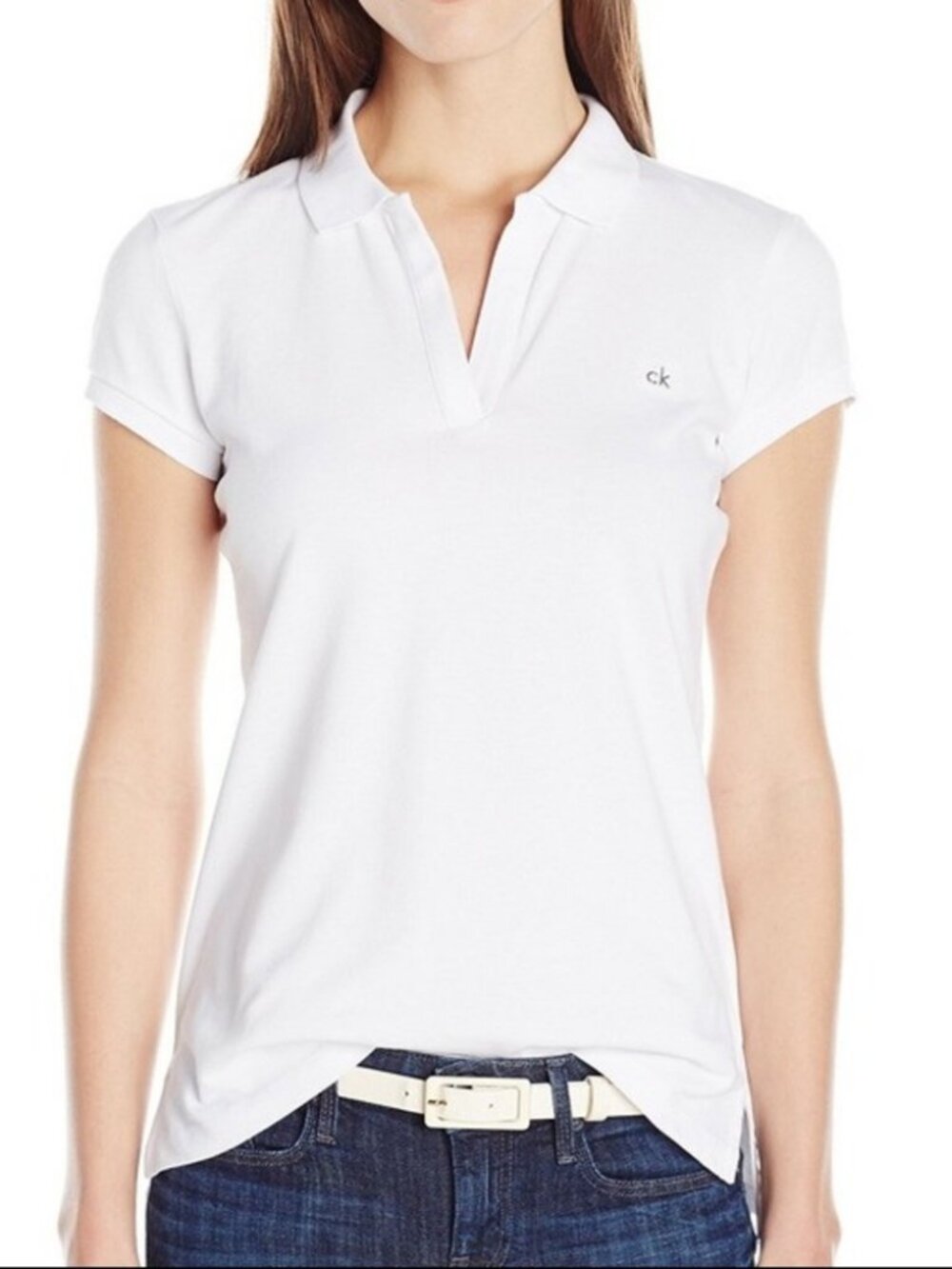 Calvin Klein Short Sleeve Polo Shirt (Used — Excellent) • Size: L
